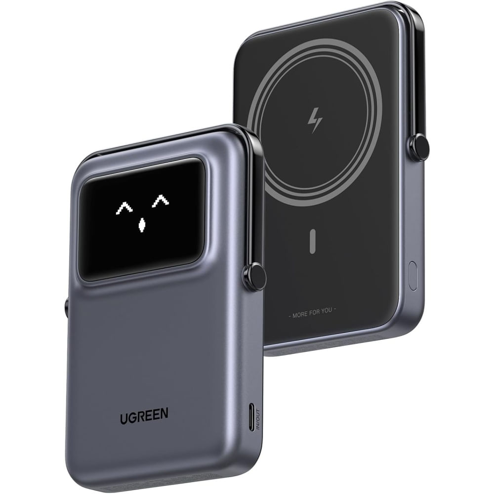 Power Bank Magnetico UGREEN Uno 10000mAh 20W Carga Rapida Con Soporte