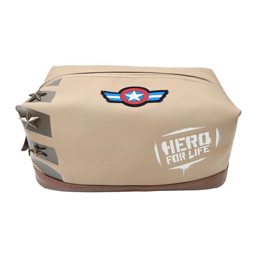 Neceser Estuche Marvel Comics Capitan America Marron Limited Edition
