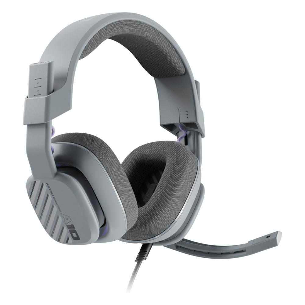 Audífonos Gamer Over Ear Logitech G Astro A10 Gen 2 con Cable 3.5 mm Gris