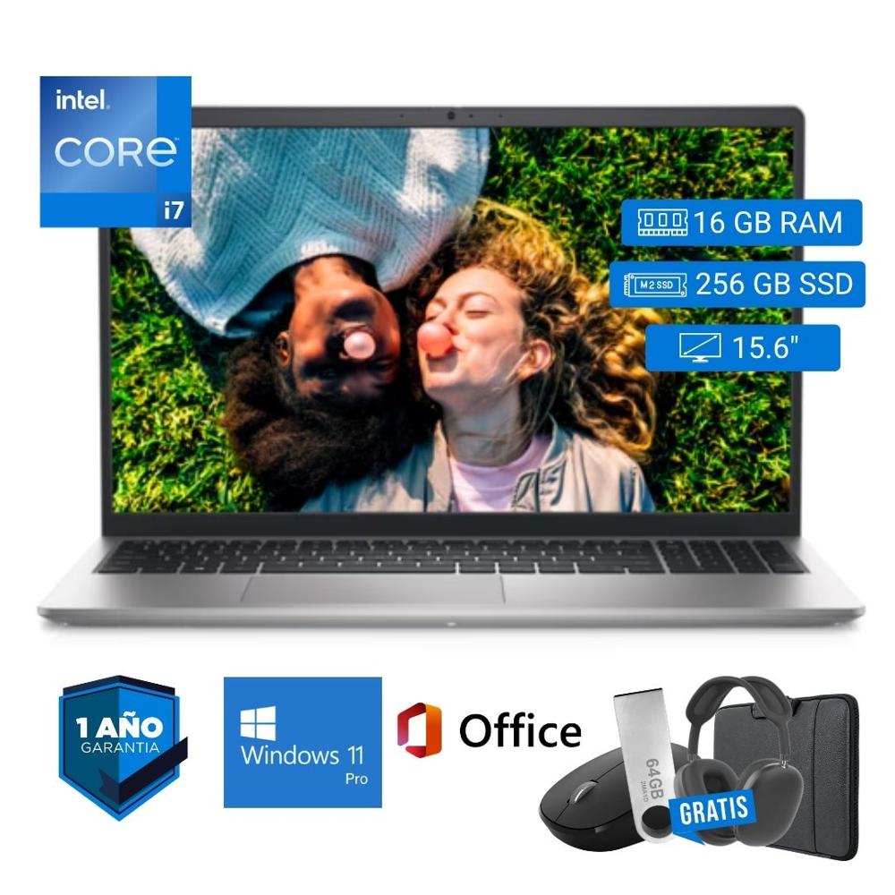 Laptop semi nueva Dell Latitude 3520 Core i7 11va 16GB RAM 256GB SSD 15.6pul - Mouse - Funda