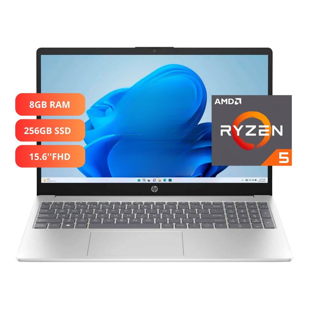 Laptop HP Ryzen 5-7520U 15.6 256GB 8GB Windows 11