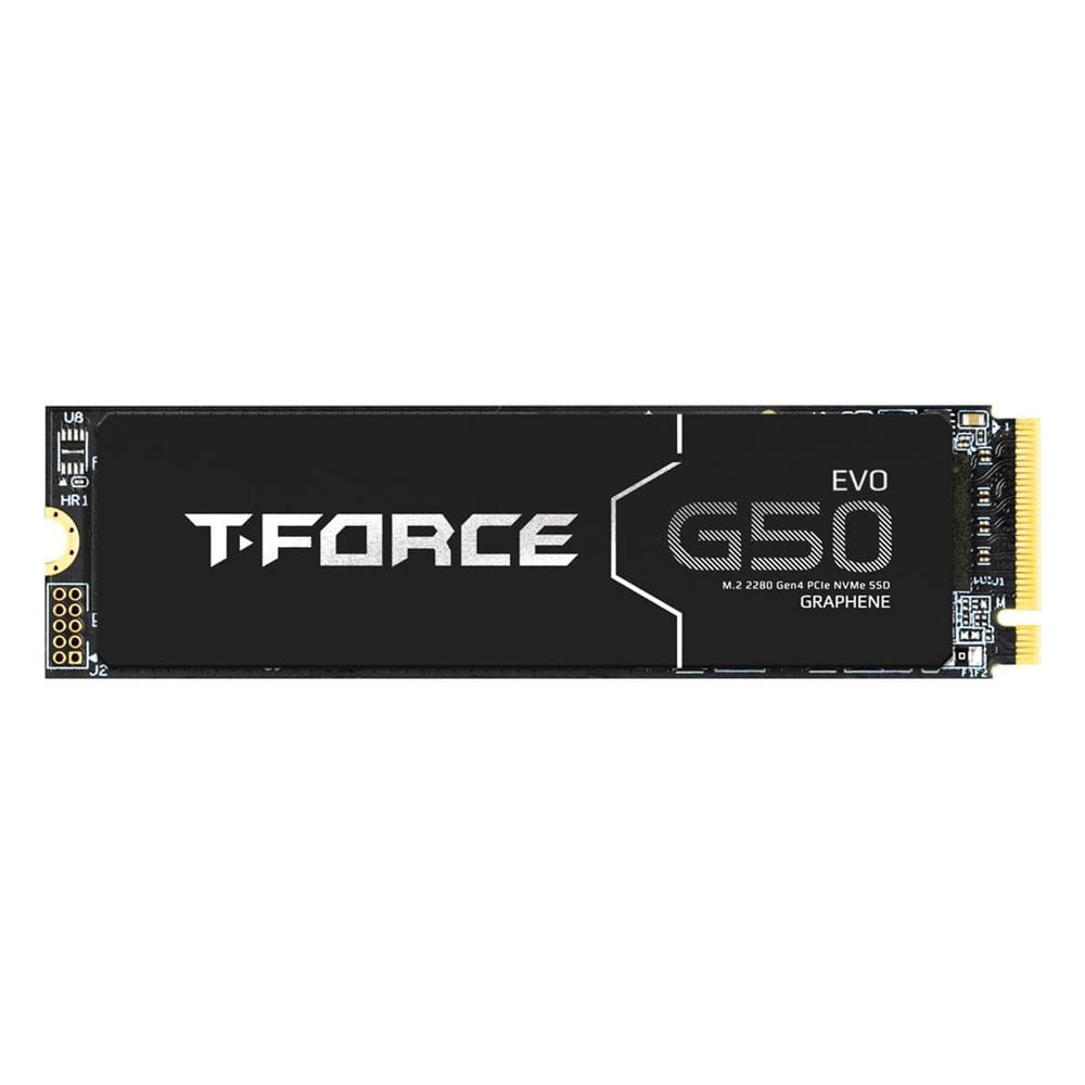 Disco Sólido SSD Teamgroup T-Force G50 EVO 512GB NVMe PCIe 4.0 M.2 2280 Negro