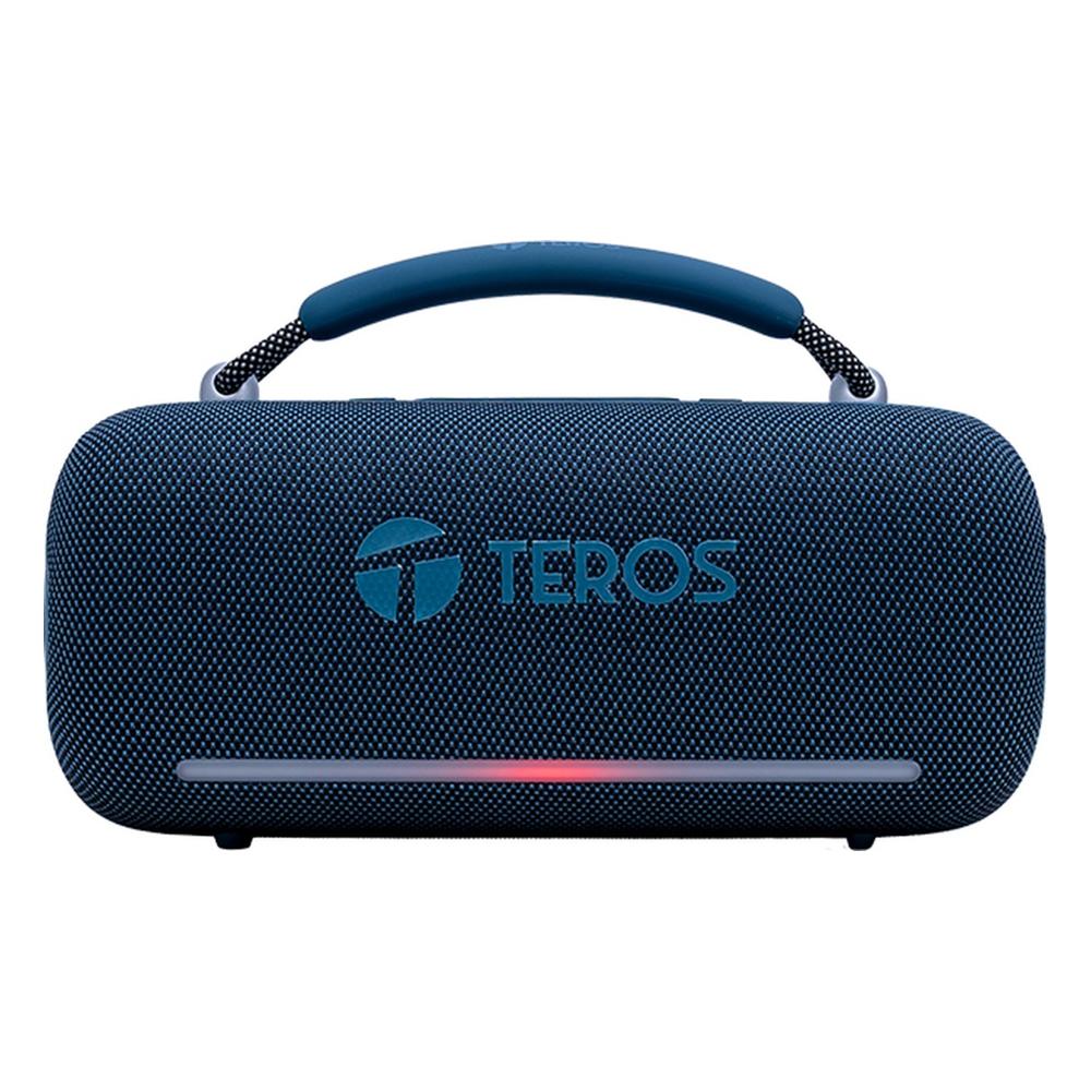 Parlante Bluetooth Portátil Teros Vibe VB-6049BL 60W Luces RGB Azul