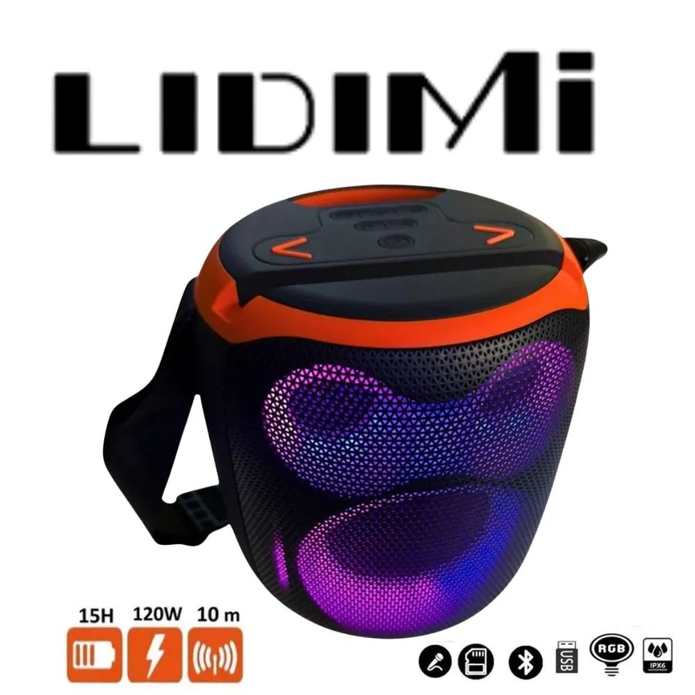 PARLANTE LIDIMI BLUETOOTH 120W MOD LD-S850AC