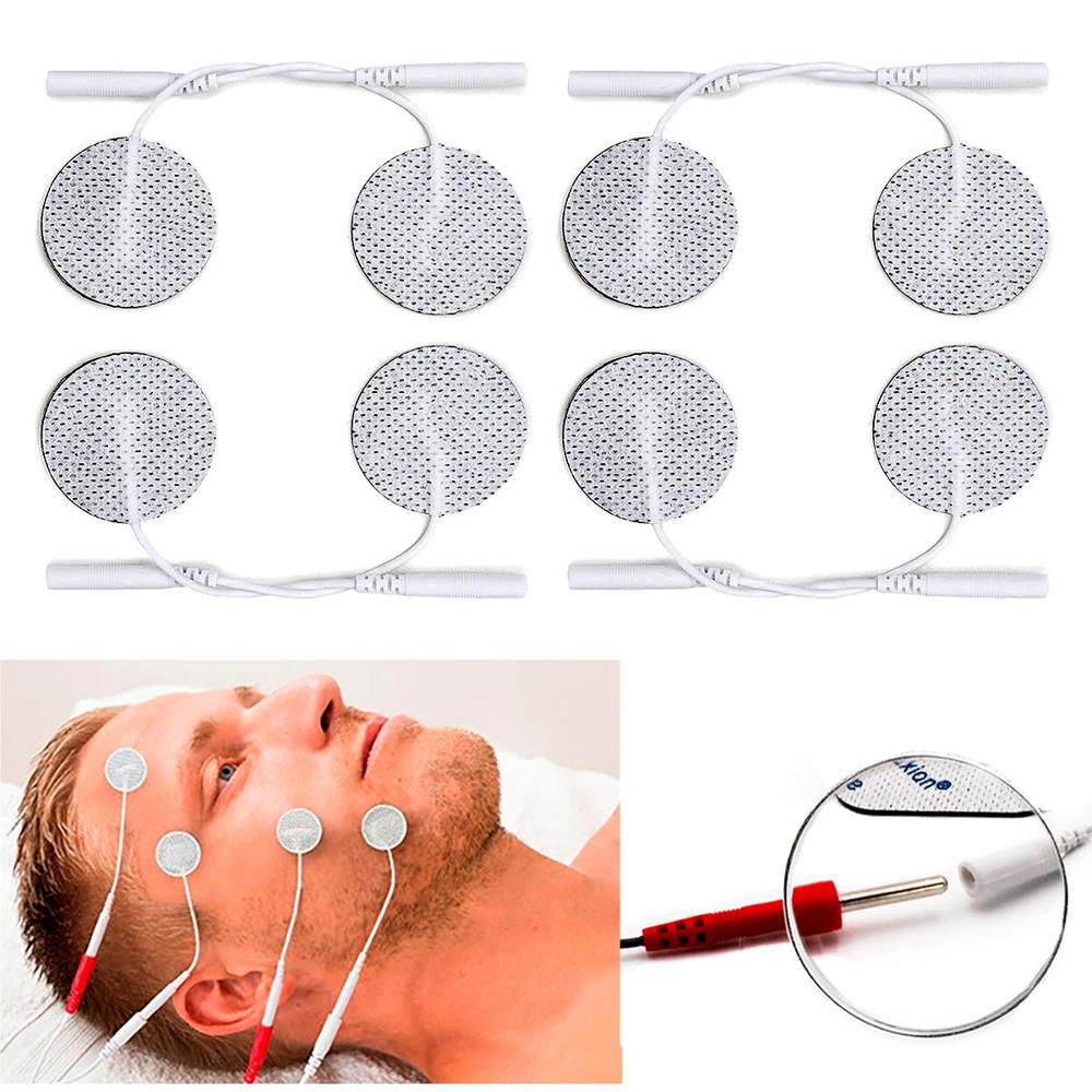 Set de 8 Electrodos Circulares para Rostro Facial Sin Equipo Incluido