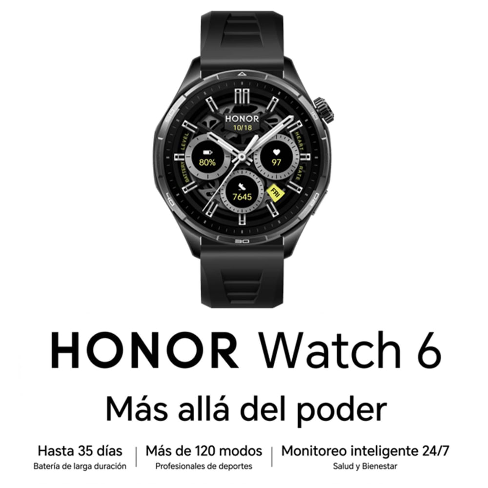 Smartwatch Honor Watch 6 Shadow Black