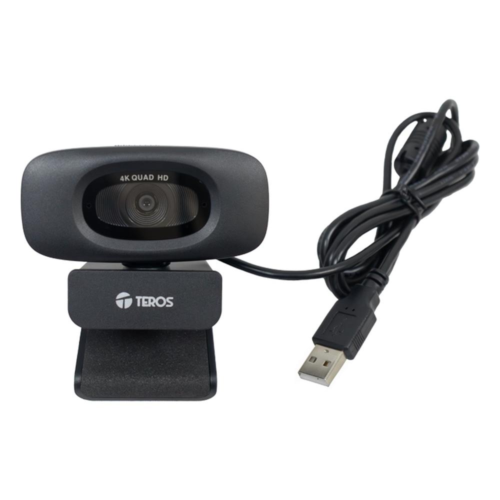 Cámara Web Teros TE-9073N 4K Ultra HD 30 fps con Micrófono USB 2.0 Negro