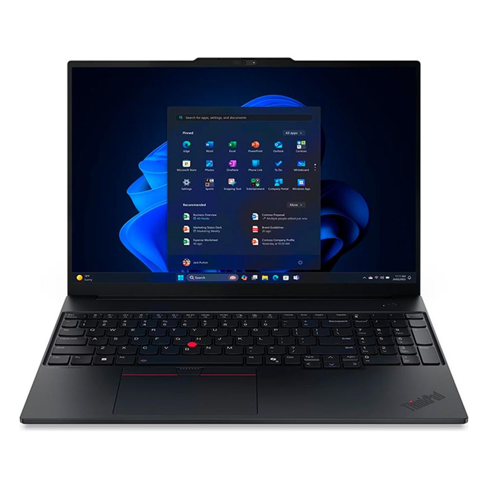 Laptop Lenovo ThinkPad E16 Gen 3 16 pulgadas Core Ultra 7 255H 16GB RAM 1TB SSD Windows 11 Pro Negro