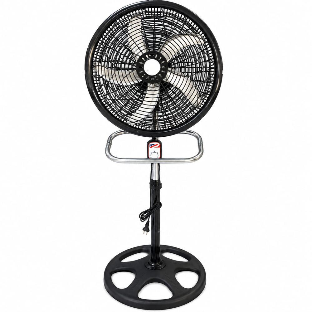 Ventilador 3 en 1 de Alta Potencia con Oscilación 360-Piso Mesa y Pared