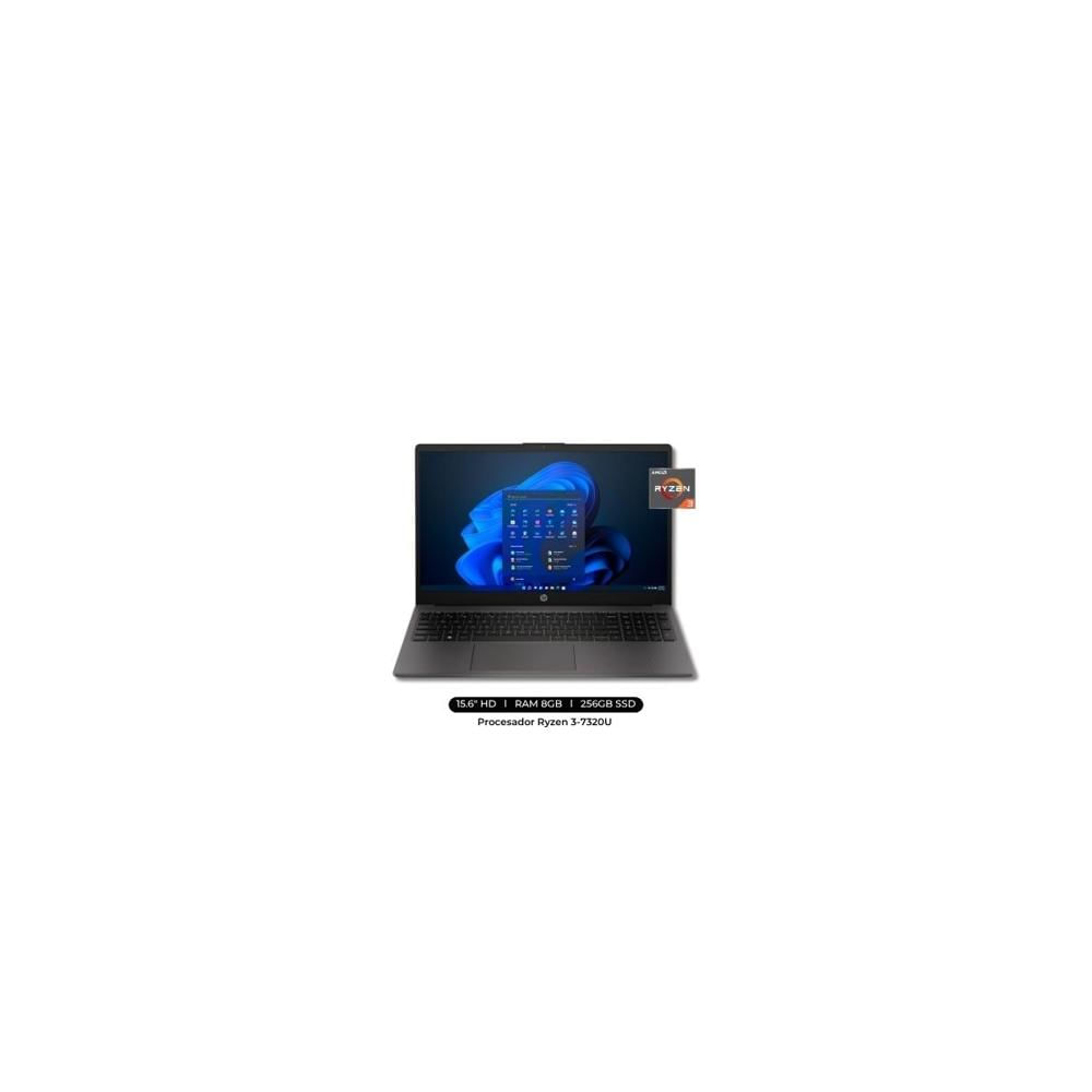Laptop HP Ryzen 3-7320U - RAM 8GB DDR5 Disco 256 GB SSD - Pantalla 15.6 HD - FreeDOS (513)