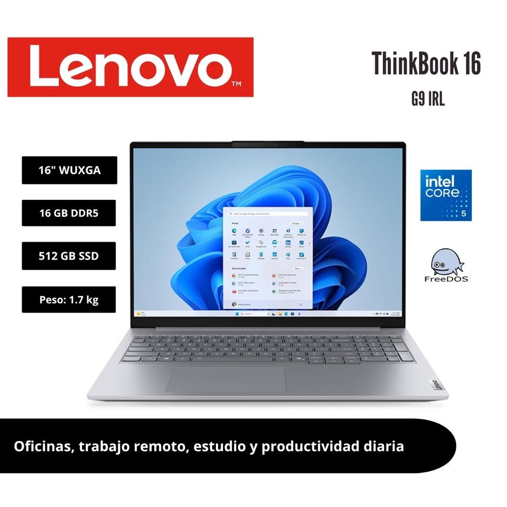 Lenovo ThinkBook 16 G9 IRL 16 WUXGA IPS Core 5 210H 16GB DDR5 512GB SSD
