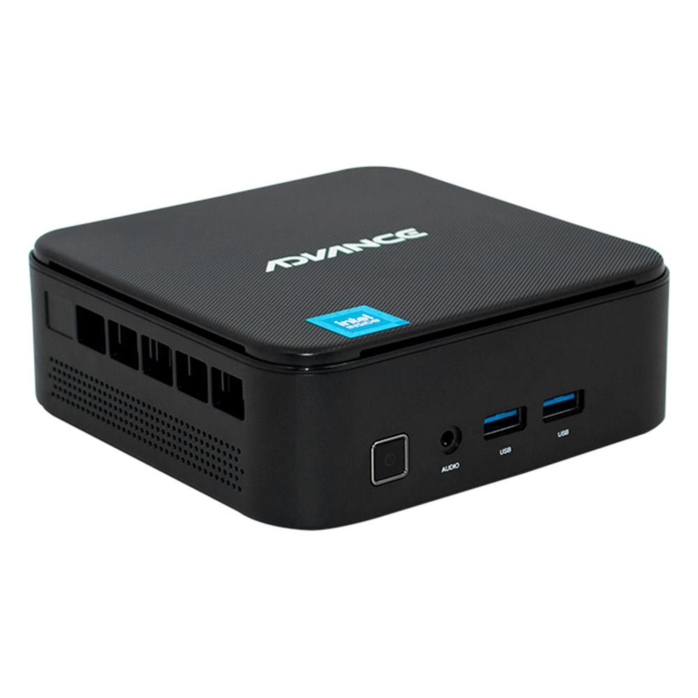 Mini PC Advance MP3155 Intel N95 8GB RAM 500GB SSD Sin Sistema Operativo Negro