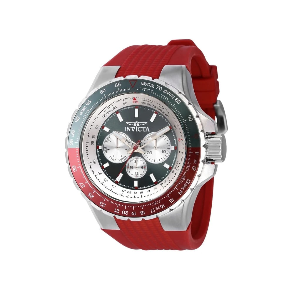 Reloj Invicta Aviator Skyshock para hombre - 50 mm. Rojo - 36852