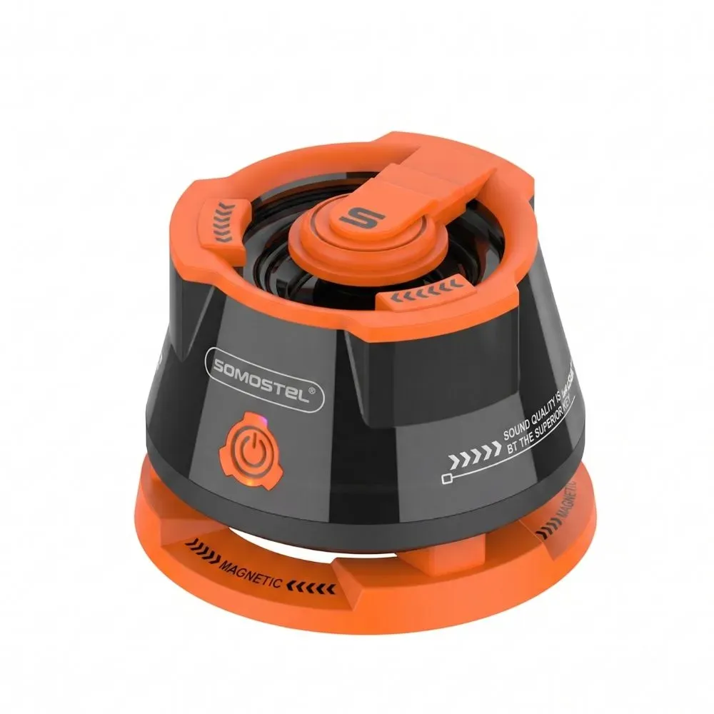 Mini Parlante Inalámbrico Magnético Bluetooth Somostel DY100 - Naranja