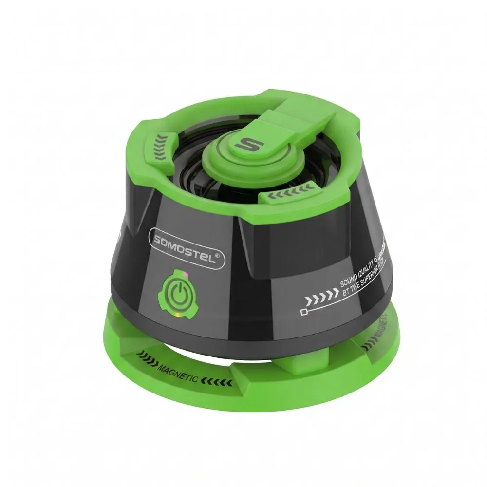 Mini Parlante Inalámbrico Magnético Bluetooth Somostel DY100 - Verde