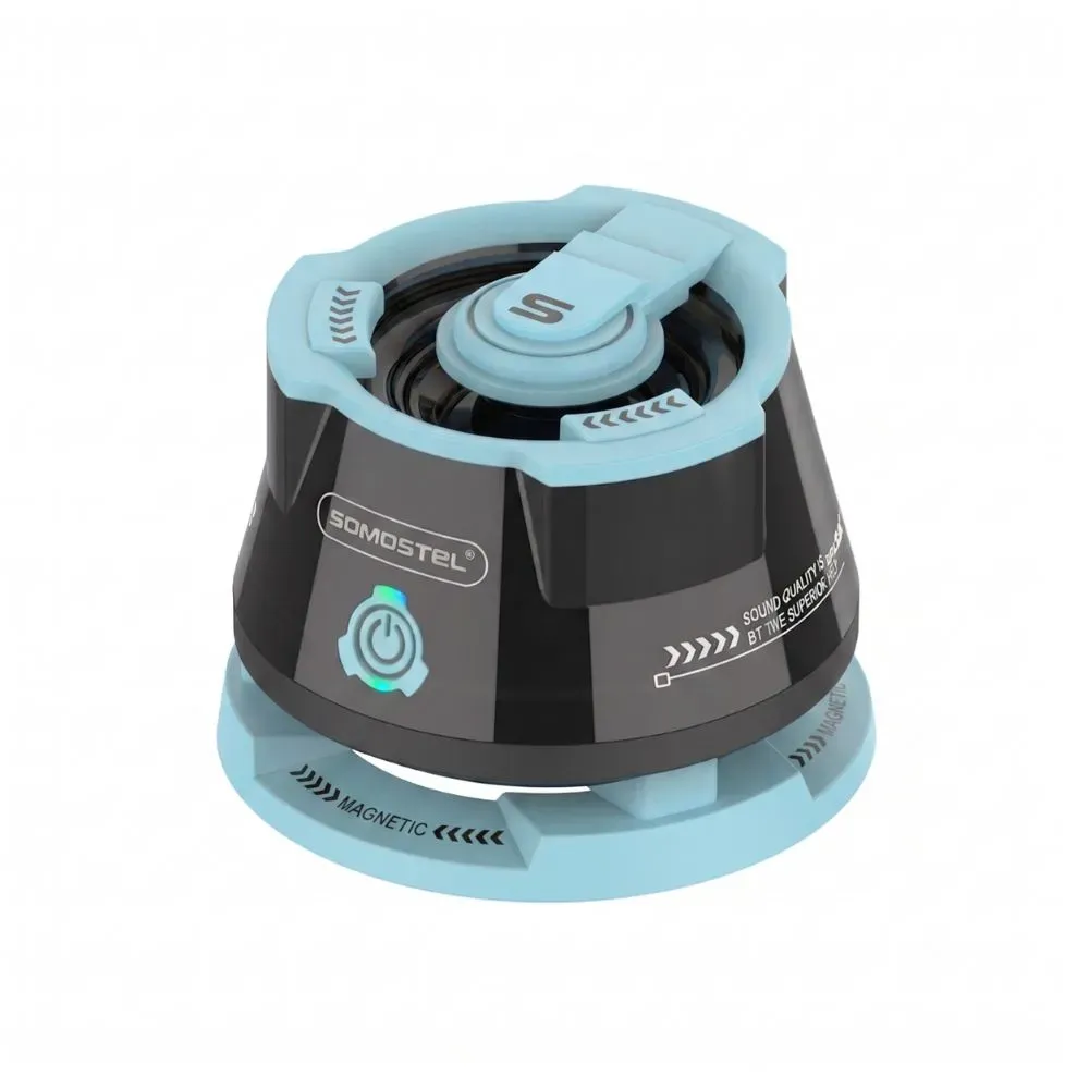 Mini Parlante Inalámbrico Magnético Bluetooth Somostel DY100 - Azul