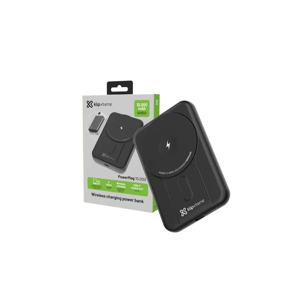 Power Bank Klip Xtreme PowerMag 10000mAh MagSafe 20W Negro KPB-600