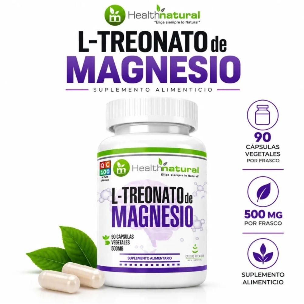 L-TREONATO DE MAGNESIO HEALTHNATURAL 500MG