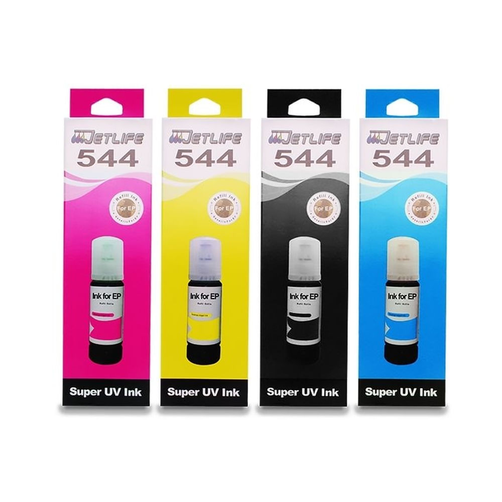 Kit De Tinta Jetlife Genérica T544-Compatible