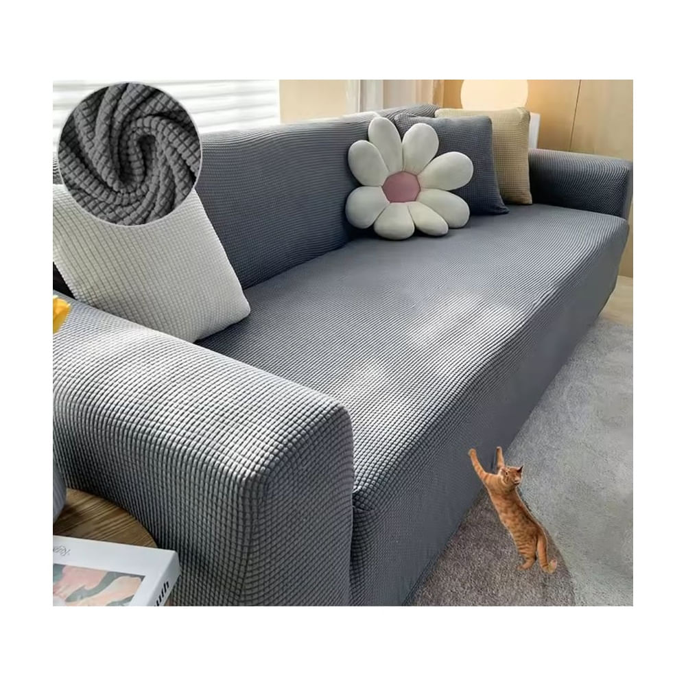 Set Fundas para muebles 3, 2, 1 - GRIS / MODELO GALLETA