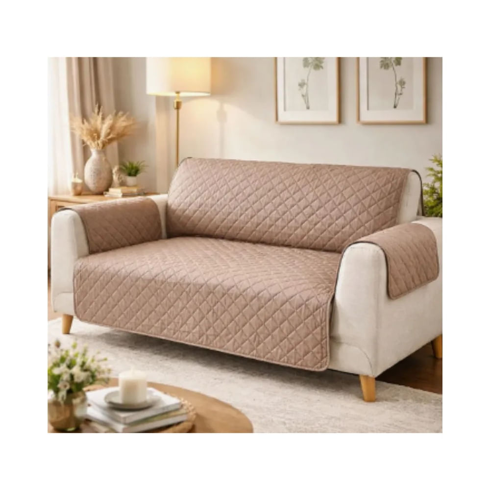 Set de Protectores / Cobertor Para Muebles 3 2 1 - Reversible BEIGE