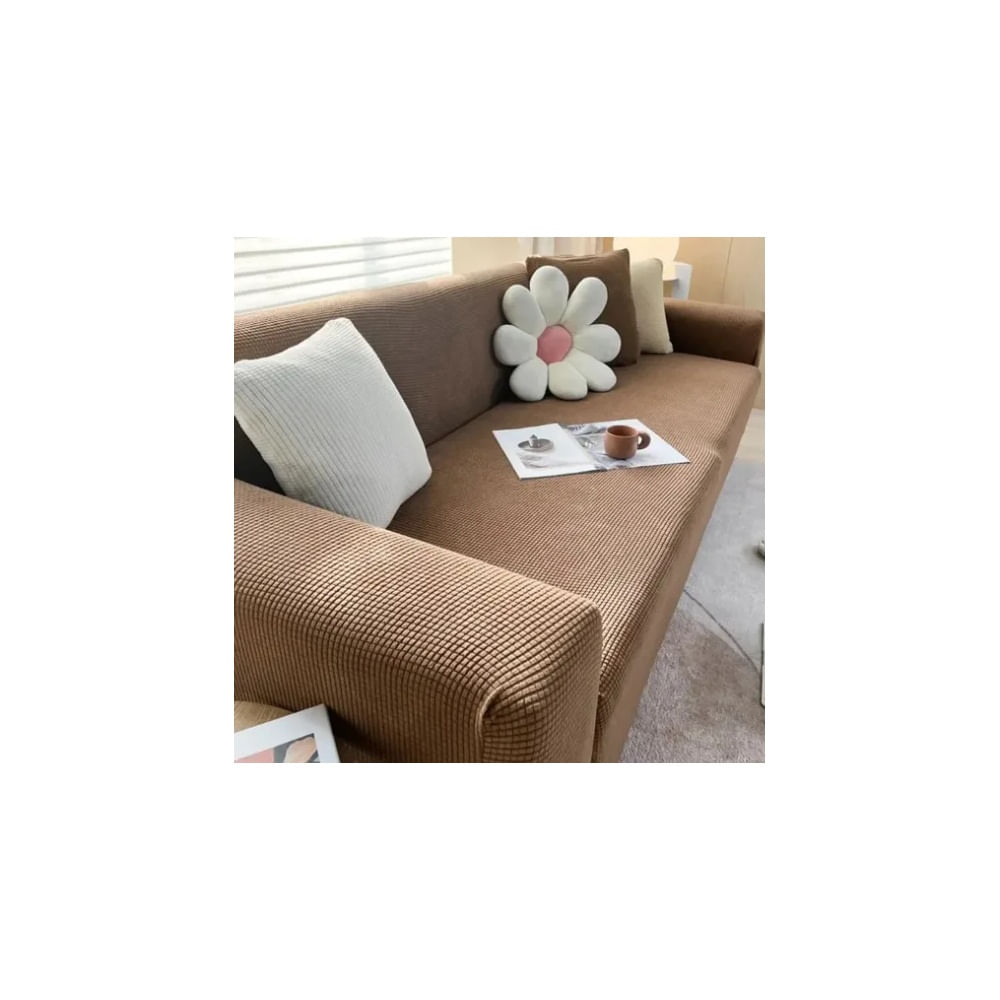 Set Fundas para muebles 3, 2, 1 - MARRON / MODELO GALLETA