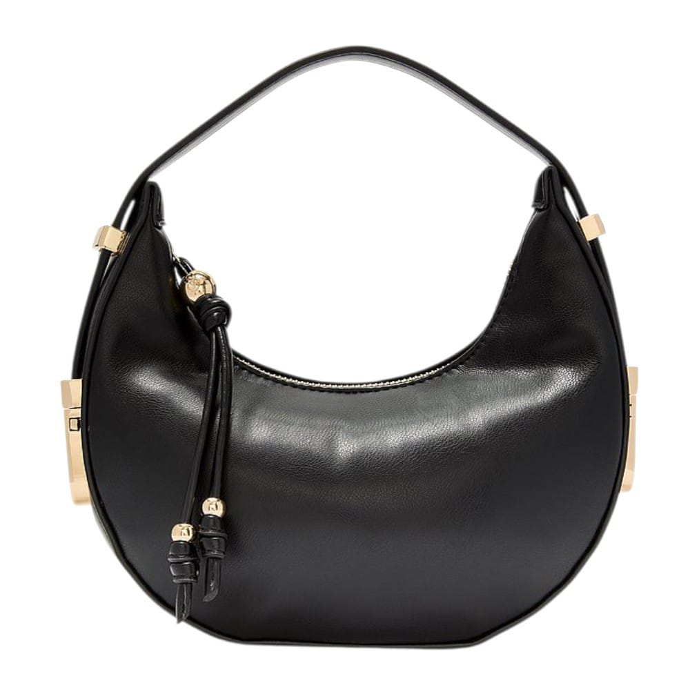 CARTERA MINI SHOULDER BAG VICTORIAS SECRET NEGRO MEDIALUNA