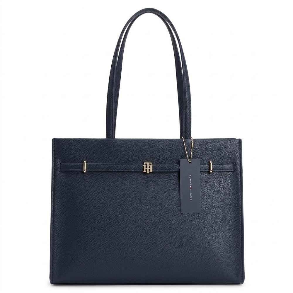 CARTERA TOTE TOMMY HILFIGER AZUL MARINO