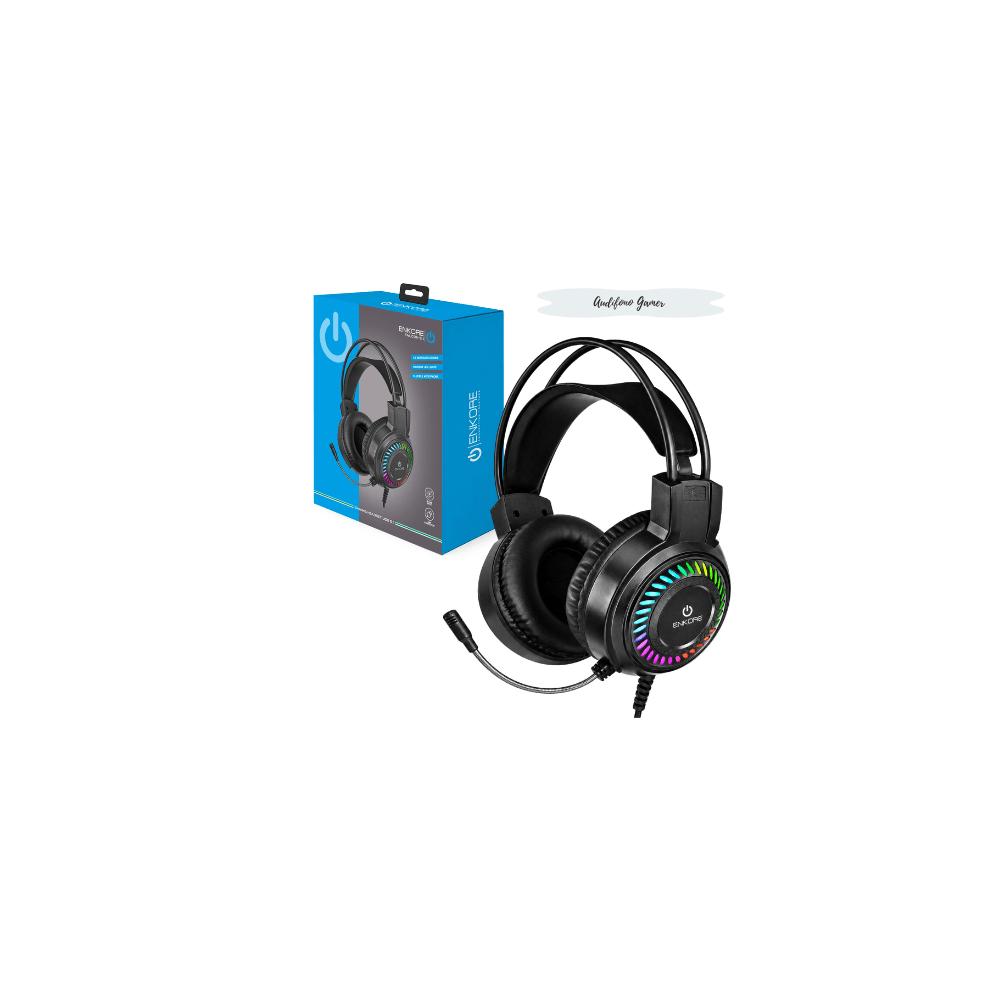 Audífonos Gamer ENKORE con Luz