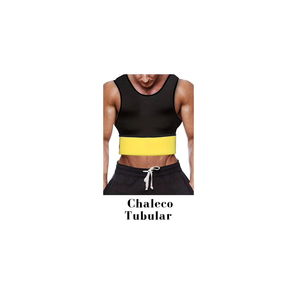 Chaleco Tubular Deportivo para Hombre Talla L