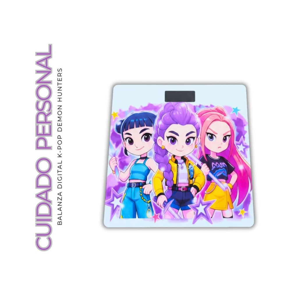 Balanza digital personal para el hogar - GUERRERAS K - POP