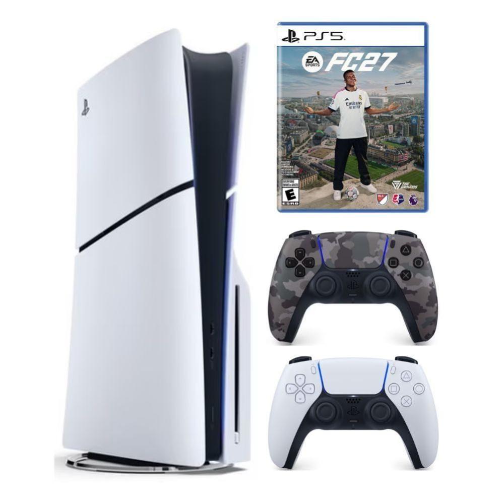 Consola PlayStation 5 Slim Lectora de Discos - Mando Camuflado - FC 27