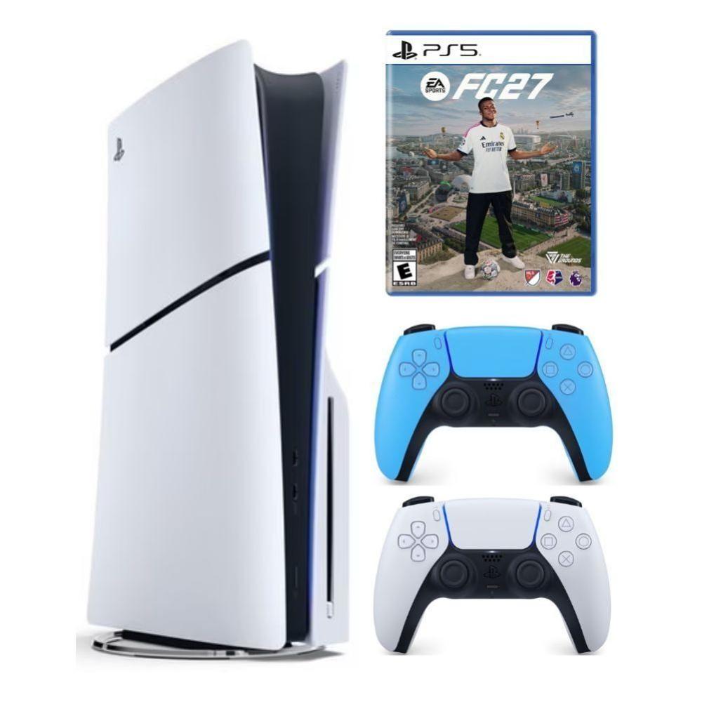 Consola PlayStation 5 Slim Lectora de Discos - Mando Celeste - FC 27