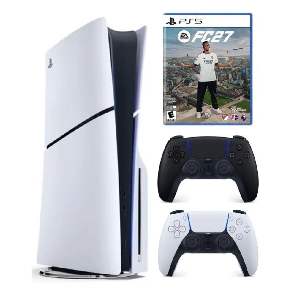 Consola PlayStation 5 Slim Lectora de Discos - Mando Negro - FC 27