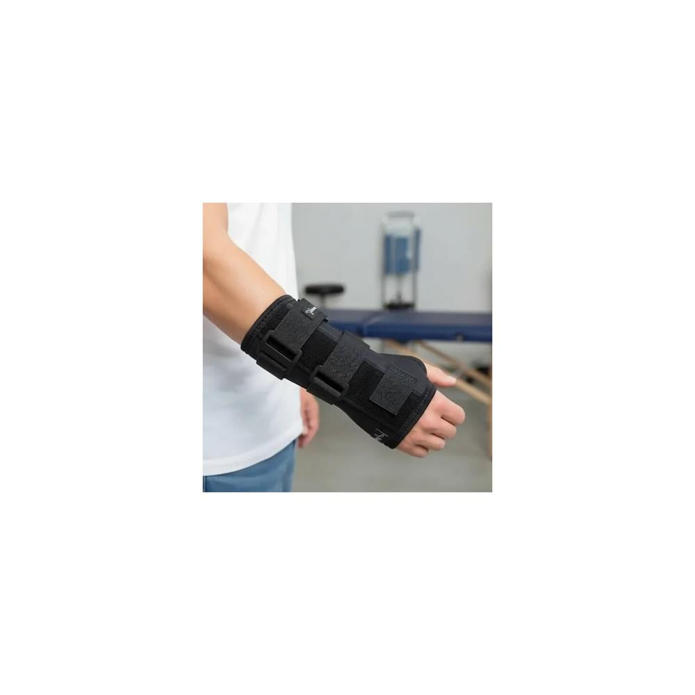 Muñequera Larga con Férula Palmar Ajustable Soporte para Muñeca y Antebrazo Talla Standar