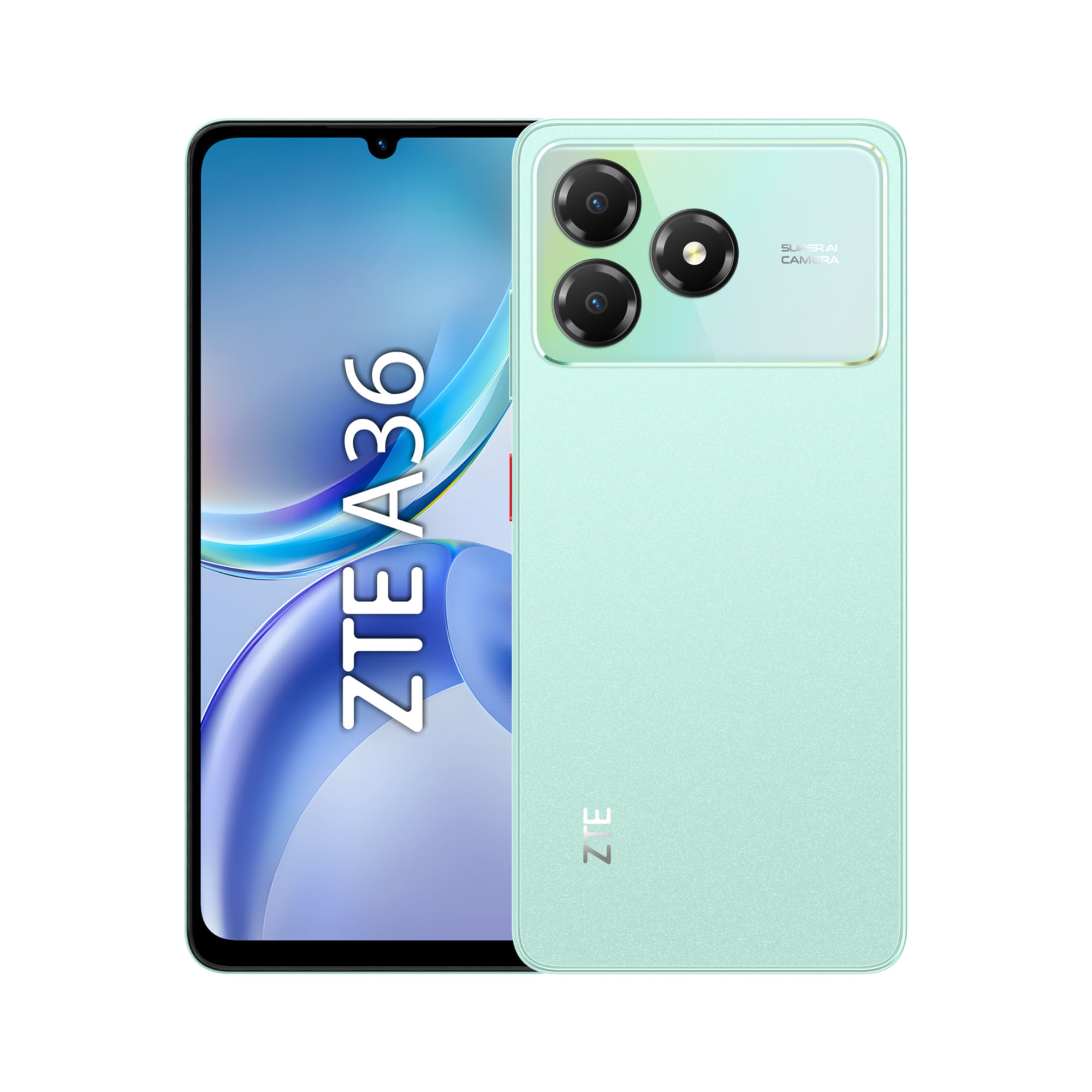Smartphone ZTE A36 6.75"" 4GB 128GB 5MP Verde