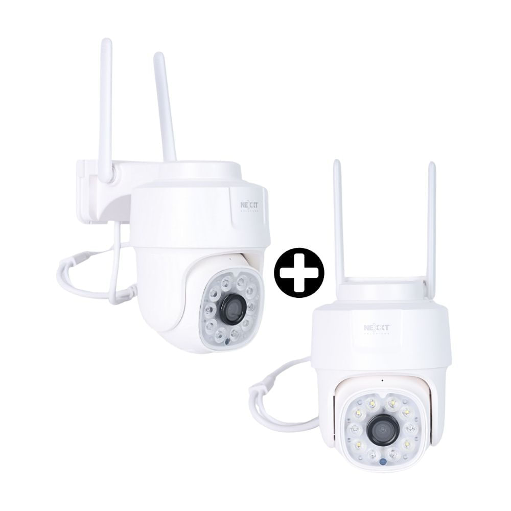 COMBO 2 Cámaras Inteligentes Exterior Home MM107NXT23 2K 5MP Nexxt