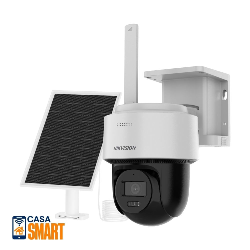 Cámara Inteligente con Panel Solar 4g 4mp 24/7 HK-DS-2CFSP4-4G Hikvision