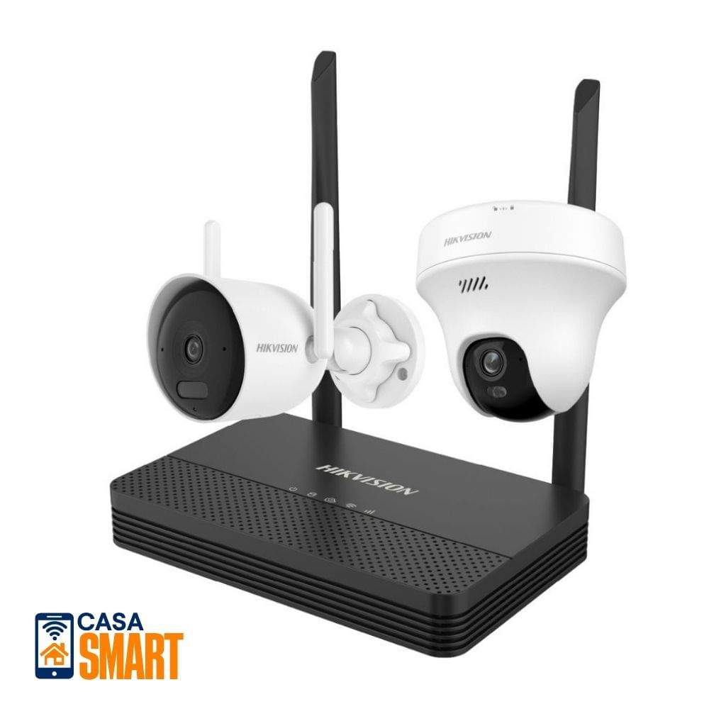 Cámara Inteligente Easy Link Kit 4mp Bullet + 5mp Turret Hikvision