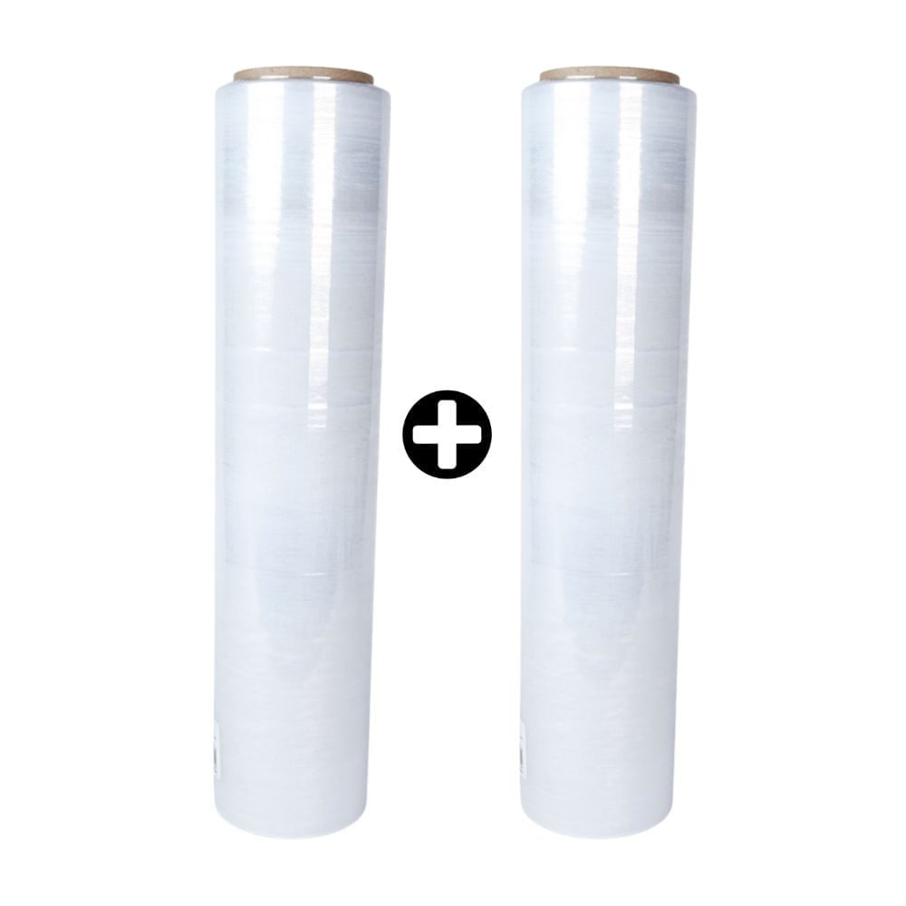 COMBO: 2 Stretch Film Surpack 18"" X 20 Micras 1.3Kg 154 Mt