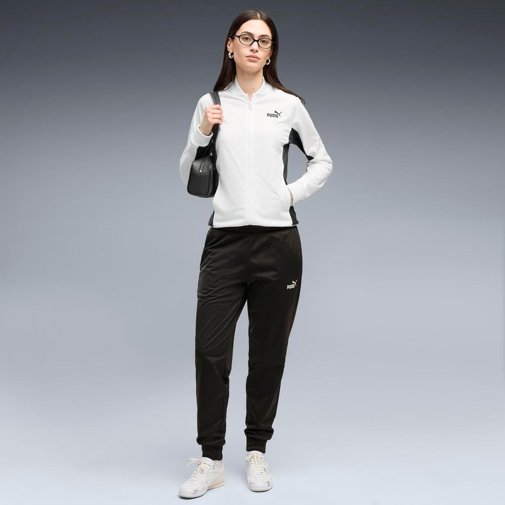 Conjunto Buzo Deportivo Puma Mujer Poly Baseball Suit CL Blanco ...