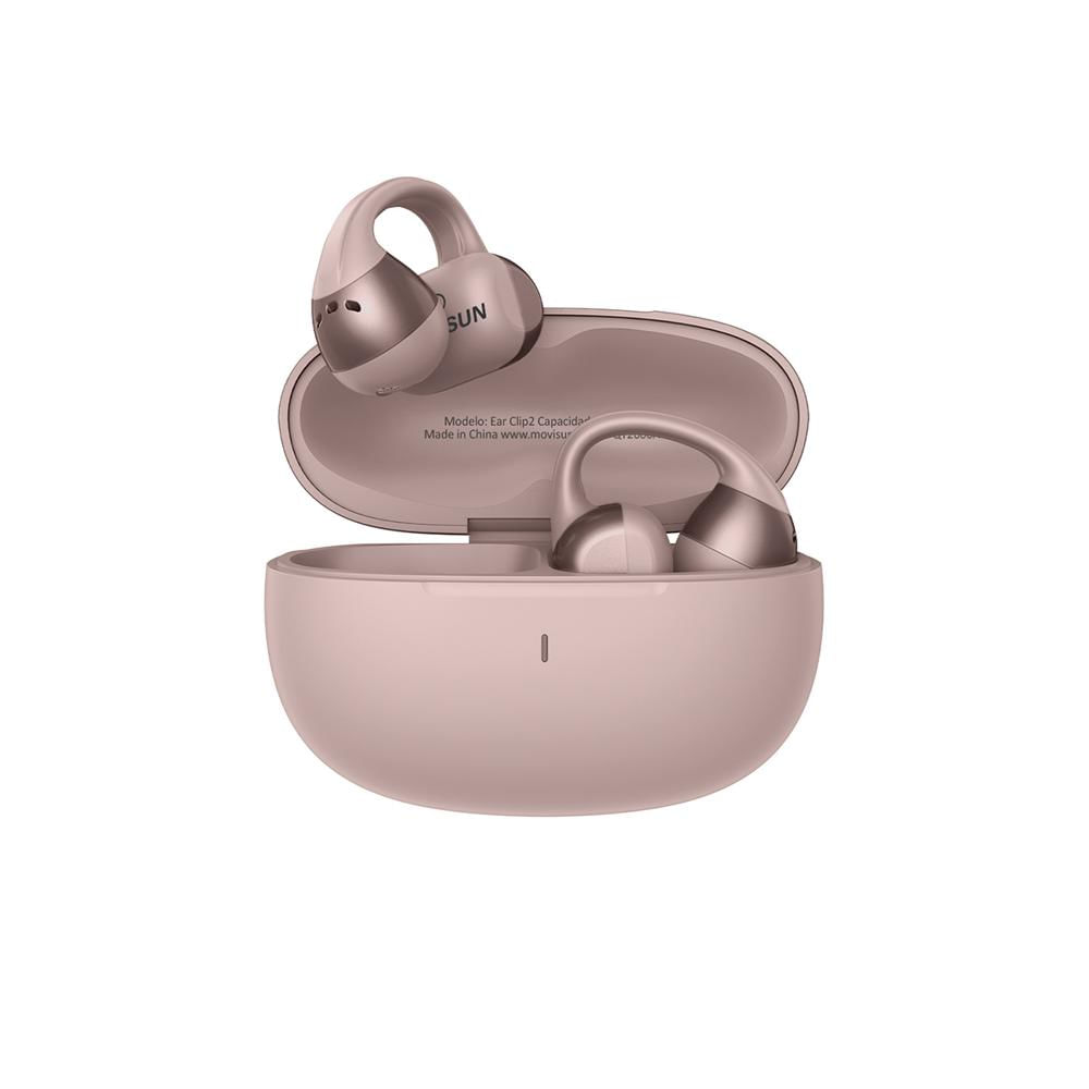 Audífonos Inalámbricos Movisun Ear Clip2 - 15 Horas - Modo juego - Rosado