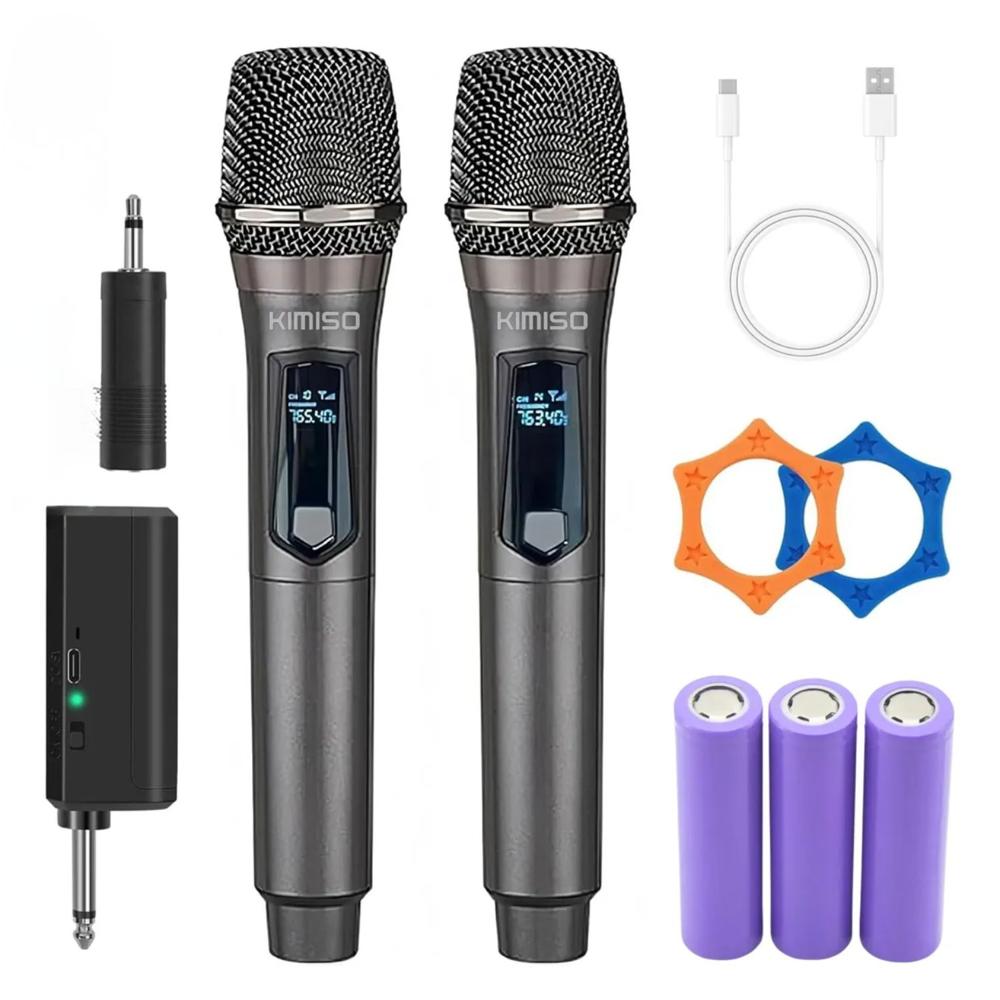 Micrófono Inalámbrico Karaoke Dual 2 En 1 Recargable Eventos
