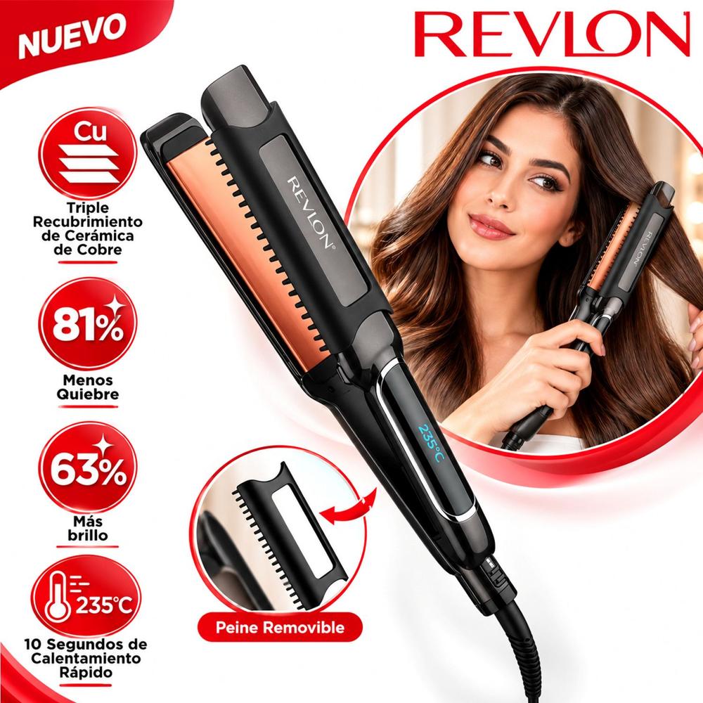 Alisadora Revlon Pro Collection De Cobre Negro