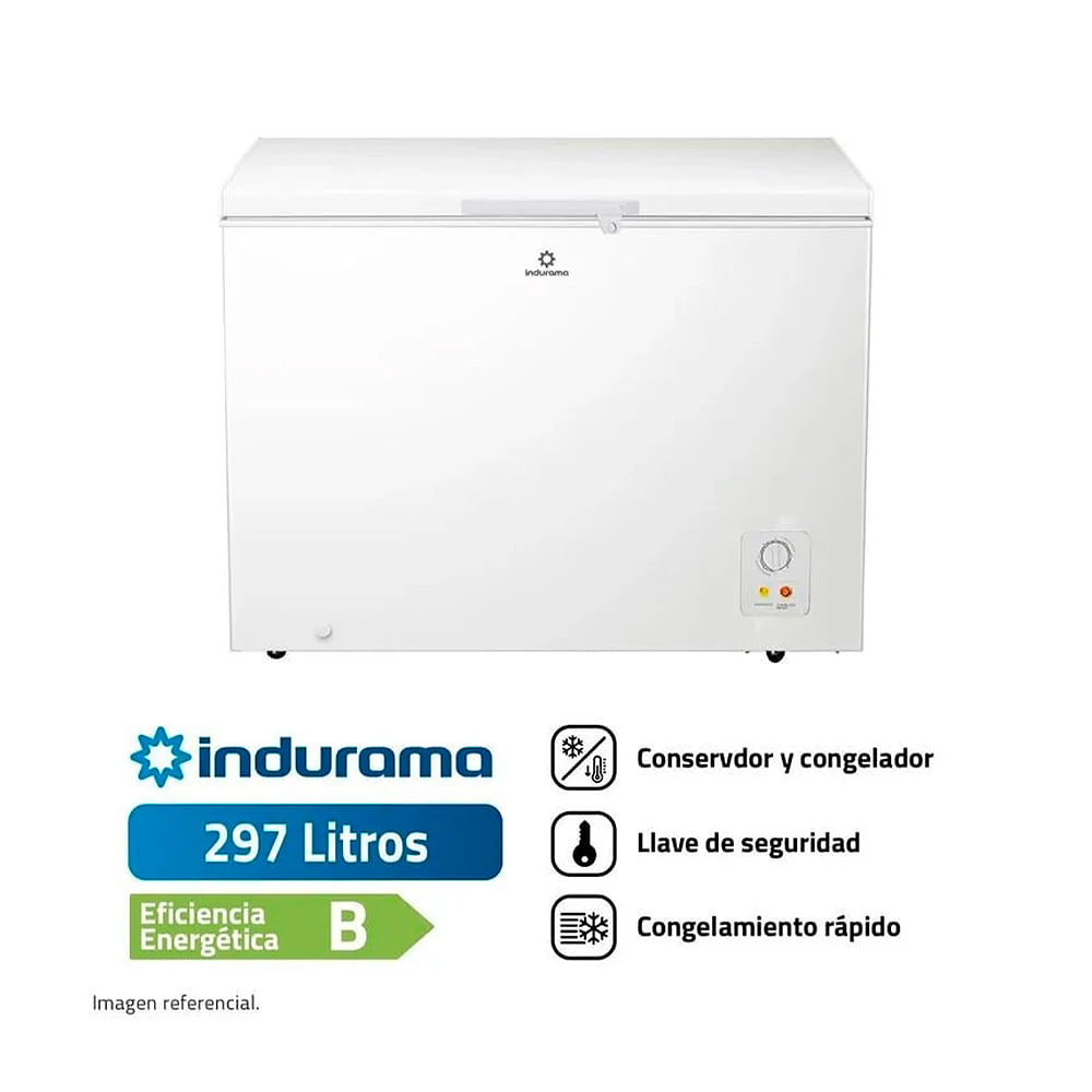 Congeladora Indurama Horizontal 297 Lt CI-320BL