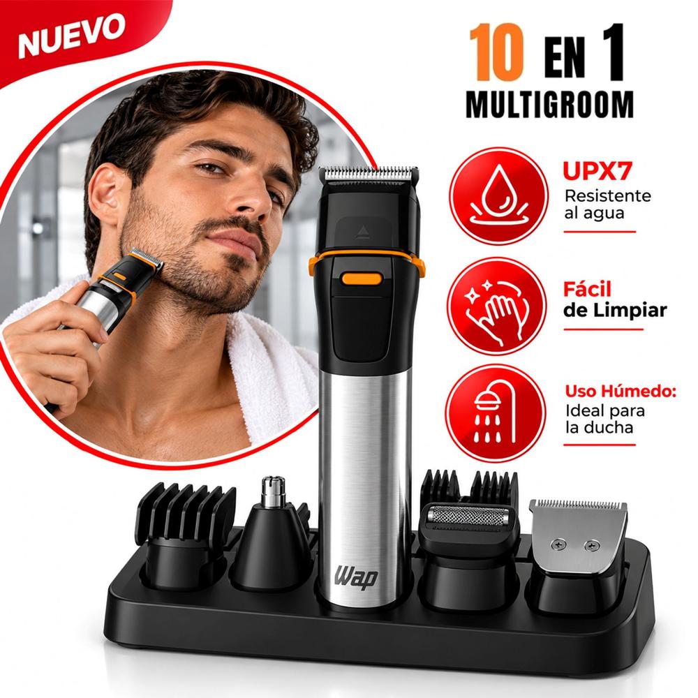 Recortador Multigroom Wap 10 en 1 - WMG011