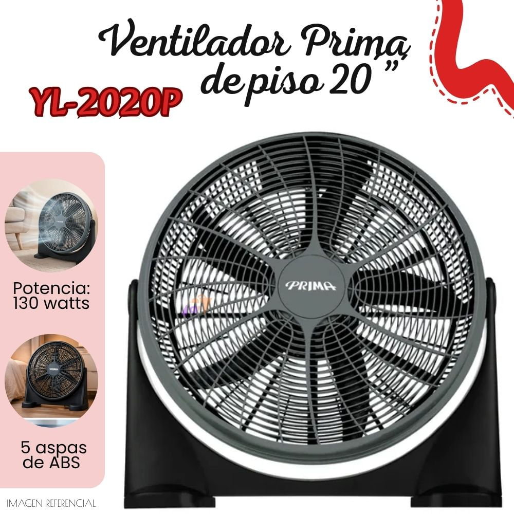 VENTILADOR PRIMA DE PISO 20 YL-2020P