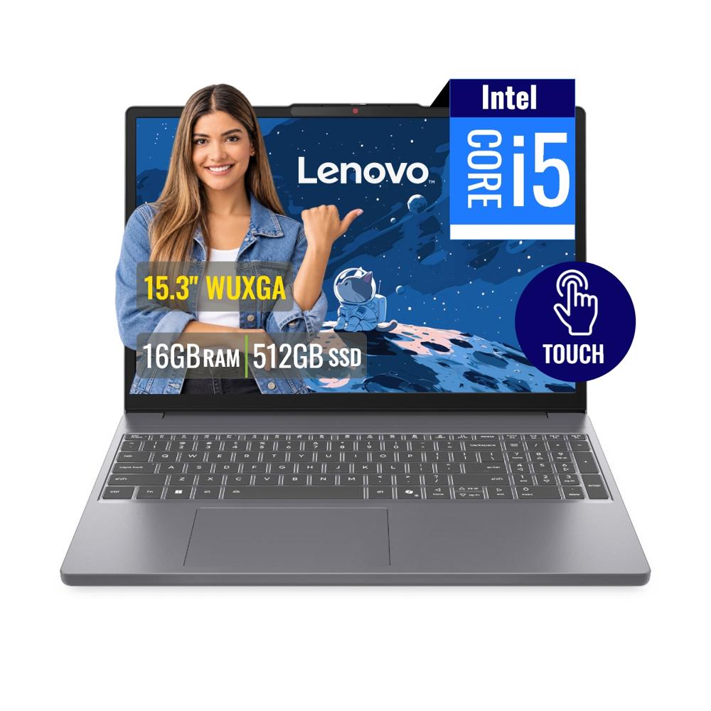 Laptop Lenovo IdeaPad Slim3 15IRH10 Intel Core i5 13420H 16GB DDR5 512GB SSD 15.3 Tactil 83K101FDLM