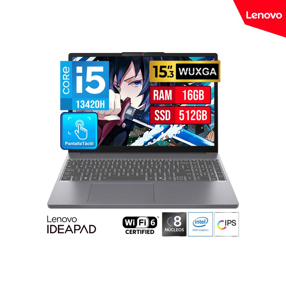 Laptop Lenovo IdeaPad Slim 3 15IRH10 15.3 WUXGA Touch Core i5-13420H 16GB RAM 512GB SSD FreeDOS