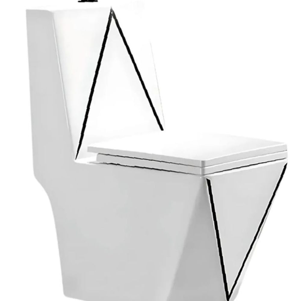 INODORO ONE PIECE MINIMALISTA BLANCO 8276